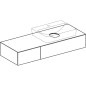 Geberit VariForm - Meuble pour lavabo, 1350x510x235 mm, 2 tiroirs et bouchon anti-odeurs, chêne 501.181.00.1 Geberit VariForm - Meuble pour lavabo, 1350x510x235 mm, 2 tiroirs et bouchon anti-odeurs, chêne 501.181.00.1