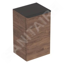 Geberit Smyle Square - Meuble latéral, charnières à gauche, noyer hickory 500.360.JR.1