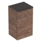 Geberit Smyle Square - Meuble latéral, charnières à gauche, noyer hickory 500.360.JR.1