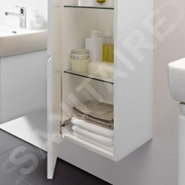 Laufen Pro S - Armoire haute 1650x350x335 mm, charnières à droite, blanc mat H4831220954631