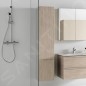 Laufen Pro S - Armoire haute 1650x350x335 mm, charnières à droite, chêne clair H4831220954791