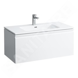 Laufen Pro S - Meuble avec lavabo, 1000x500x460 mm, 1 tiroirs, blanc brillant H8609654751041