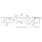 Laufen Pro S - Meuble avec lavabo, 1000x500x460 mm, 1 tiroirs, blanc brillant H8609654751041 Laufen Pro S - Meuble avec lavabo, 1000x500x460 mm, 1 tiroirs, blanc brillant H8609654751041