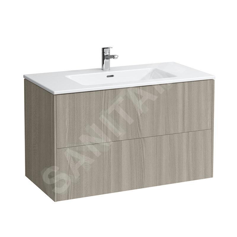 Laufen Pro S - Meuble avec lavabo, 1000x500x610 mm, 2 tiroirs, chêne clair H8649622621041 Laufen Pro S - Meuble avec lavabo, 1000x500x610 mm, 2 tiroirs, chêne clair H8649622621041
