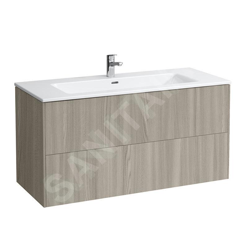 Laufen Pro S - Meuble avec lavabo, 1200x500x610 mm, 2 tiroirs, orme clair H8649632621041 Laufen Pro S - Meuble avec lavabo, 1200x500x610 mm, 2 tiroirs, orme clair H8649632621041