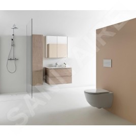 Laufen Pro S - Meuble avec lavabo, 1200x500x610 mm, 2 tiroirs, orme clair H8649632621041