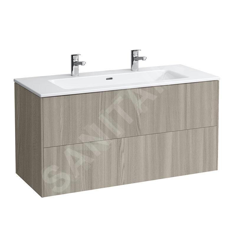 Laufen Pro S - Meuble avec double-lavabo, 1200x500x610 mm, 2 tiroirs, orme clair H8649632621071 Laufen Pro S - Meuble avec double-lavabo, 1200x500x610 mm, 2 tiroirs, orme clair H8649632621071