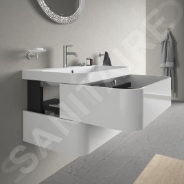 Duravit Happy D.2 Plus - Meuble avec lavabo 480x775x490 mm, 2 tiroirs, blanc brillant HP4637O2222