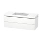 Duravit L-Cube - Meuble avec lavabo 500x1200x480 mm, 2 tiroirs, blanc mat LC6929N1818 Duravit L-Cube - Meuble avec lavabo 500x1200x480 mm, 2 tiroirs, blanc mat LC6929N1818
