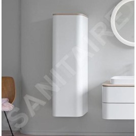 Duravit Happy D.2 Plus - Armoire haute 1336x400x360 mm, charnières à gauche, blanc brillant HP1261L2222