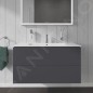 Duravit L-Cube - Meuble sous lavabo 550x1020x481 mm, 2 tiroirs, graphite mat LC624204949 Duravit L-Cube - Meuble sous lavabo 550x1020x481 mm, 2 tiroirs, graphite mat LC624204949
