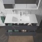 Duravit L-Cube - Meuble sous lavabo 550x1220x481 mm, 2 tiroirs, graphite mat LC624304949 Duravit L-Cube - Meuble sous lavabo 550x1220x481 mm, 2 tiroirs, graphite mat LC624304949