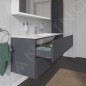 Duravit L-Cube - Meuble sous lavabo 550x1220x481 mm, 2 tiroirs, graphite mat LC624304949 Duravit L-Cube - Meuble sous lavabo 550x1220x481 mm, 2 tiroirs, graphite mat LC624304949