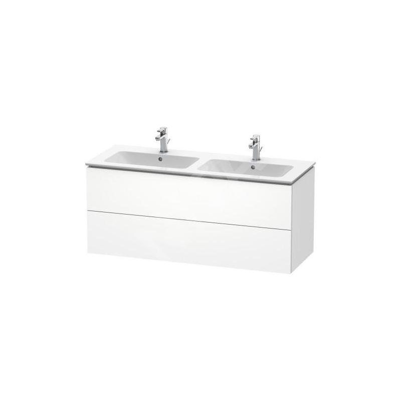 Duravit L-Cube - Meuble sous lavabo 550x1290x481 mm, 2 tiroirs, blanc mat LC625801818 Duravit L-Cube - Meuble sous lavabo 550x1290x481 mm, 2 tiroirs, blanc mat LC625801818