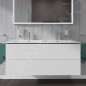 Duravit L-Cube - Meuble sous lavabo 550x1290x481 mm, 2 tiroirs, blanc mat LC625801818 Duravit L-Cube - Meuble sous lavabo 550x1290x481 mm, 2 tiroirs, blanc mat LC625801818