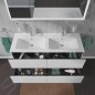 Duravit L-Cube - Meuble sous lavabo 550x1290x481 mm, 4 tiroirs, blanc mat LC625901818