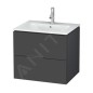Duravit L-Cube - Meuble sous lavabo 550x620x481 mm, 2 tiroirs, graphite mat LC624004949 Duravit L-Cube - Meuble sous lavabo 550x620x481 mm, 2 tiroirs, graphite mat LC624004949