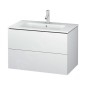 Duravit L-Cube - Meuble sous lavabo 550x820x481 mm, 2 tiroirs, blanc mat LC624101818 Duravit L-Cube - Meuble sous lavabo 550x820x481 mm, 2 tiroirs, blanc mat LC624101818