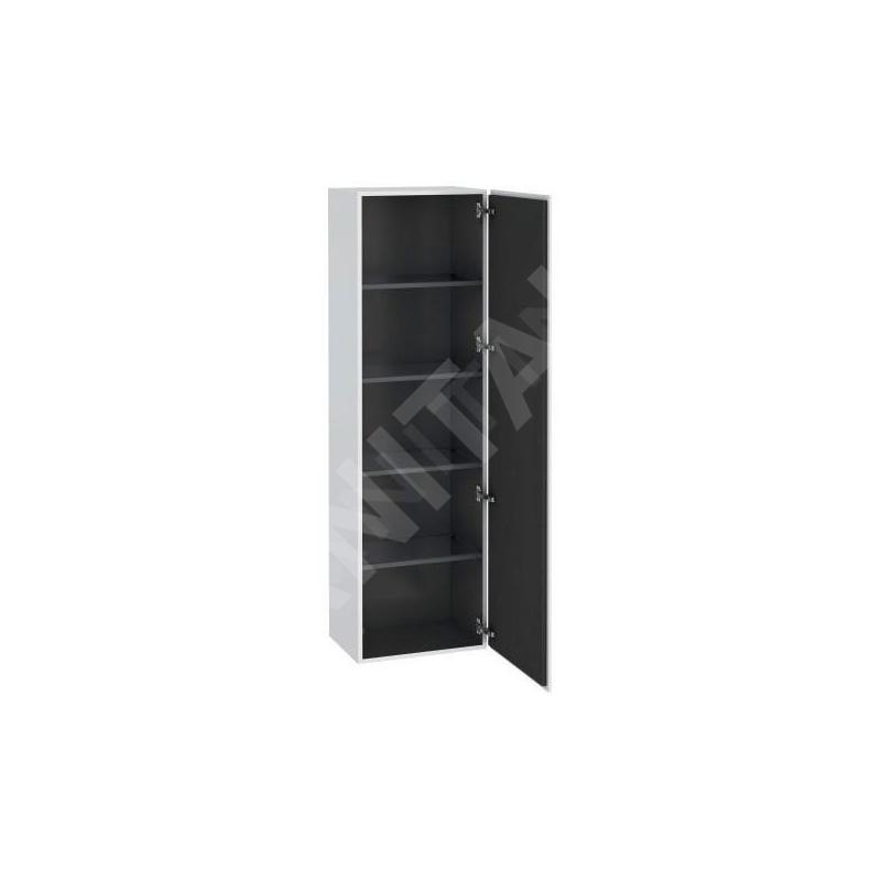 Duravit L-Cube - Armoire haute 1760x500x363 mm, charnières à droite, blanc mat LC1181R1818