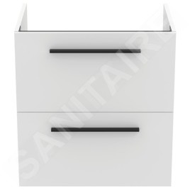 Ideal Standard i.Life A - Meuble sous lavabo, 600x440x630 mm, 2 tiroirs, blanc mat T5255DU