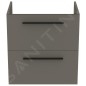 Ideal Standard i.Life A - Meuble sous lavabo, 600x440x630 mm, 2 tiroirs, quartz gris mat T5255NG Ideal Standard i.Life A - Meuble sous lavabo, 600x440x630 mm, 2 tiroirs, quartz gris mat T5255NG