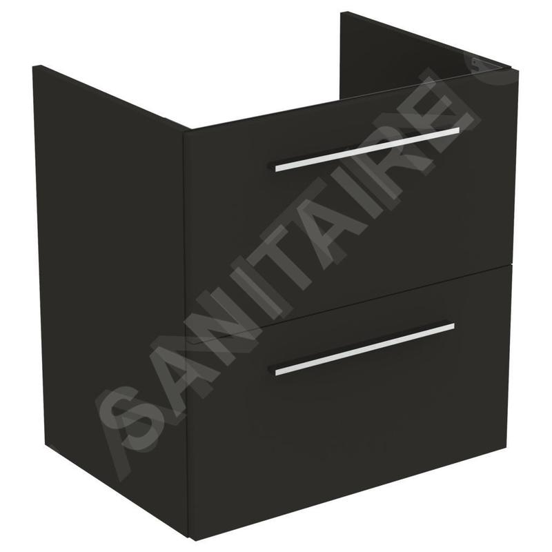 Ideal Standard i.Life A - Meuble sous lavabo, 600x440x630 mm, 2 tiroirs, gris mat carbon T5255NV Ideal Standard i.Life A - Meuble sous lavabo, 600x440x630 mm, 2 tiroirs, gris mat carbon T5255NV