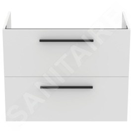 Ideal Standard i.Life A - Meuble sous lavabo, 800x440x630 mm, 2 tiroirs, blanc mat T5256DU