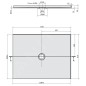 Polysan Receveurs de douche - Receveur de douche Mirai 1200x900 mm, droite, marbre coulé, blanc 73180 Polysan Receveurs de douche - Receveur de douche Mirai 1200x900 mm, droite, marbre coulé, blanc 73180