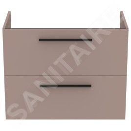 Ideal Standard i.Life A - Meuble sous lavabo, 800x440x630 mm, 2 tiroirs, beige mat T5256NH