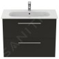 Ideal Standard i.Life A - Meuble sous lavabo, 800x440x630 mm, 2 tiroirs, gris mat carbon T5256NV Ideal Standard i.Life A - Meuble sous lavabo, 800x440x630 mm, 2 tiroirs, gris mat carbon T5256NV