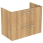 Ideal Standard i.Life A - Meuble sous lavabo, 800x440x630 mm, 2 tiroirs, chêne T5256NX Ideal Standard i.Life A - Meuble sous lavabo, 800x440x630 mm, 2 tiroirs, chêne T5256NX