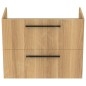 Ideal Standard i.Life A - Meuble sous lavabo, 800x440x630 mm, 2 tiroirs, chêne T5256NX Ideal Standard i.Life A - Meuble sous lavabo, 800x440x630 mm, 2 tiroirs, chêne T5256NX
