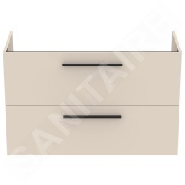 Ideal Standard i.Life A - Meuble sous lavabo, 1000x440x630 mm, 2 tiroirs, sable mat T5257NF