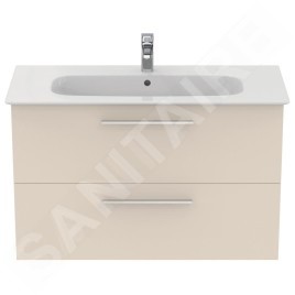 Ideal Standard i.Life A - Meuble sous lavabo, 1000x440x630 mm, 2 tiroirs, sable mat T5257NF