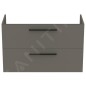 Ideal Standard i.Life A - Meuble sous lavabo, 1000x440x630 mm, 2 tiroirs, quartz gris mat T5257NG Ideal Standard i.Life A - Meuble sous lavabo, 1000x440x630 mm, 2 tiroirs, quartz gris mat T5257NG