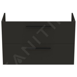 Ideal Standard i.Life A - Meuble sous lavabo, 1000x440x630 mm, 2 tiroirs, gris mat carbon T5257NV