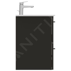 Ideal Standard i.Life A - Meuble sous lavabo, 1000x440x630 mm, 2 tiroirs, gris mat carbon T5257NV
