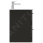 Ideal Standard i.Life A - Meuble sous lavabo, 1000x440x630 mm, 2 tiroirs, gris mat carbon T5257NV