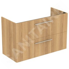Ideal Standard i.Life A - Meuble sous lavabo, 1000x440x630 mm, 2 tiroirs, chêne T5257NX