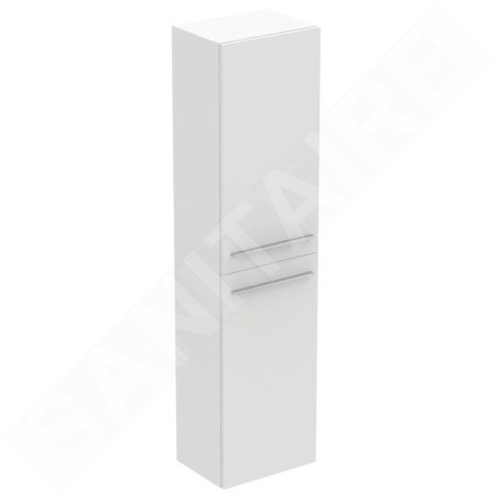Ideal Standard i.Life A - Armoire haute 400x300x1600 mm, 2 portes G / D, blanc mat T5260DU