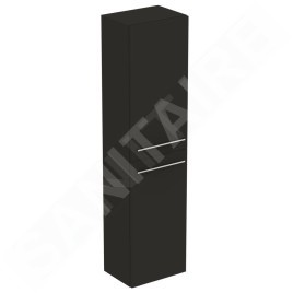 Ideal Standard i.Life A - Armoire haute 400x300x1600 mm, 2 portes G / D, gris mat carbon T5260NV