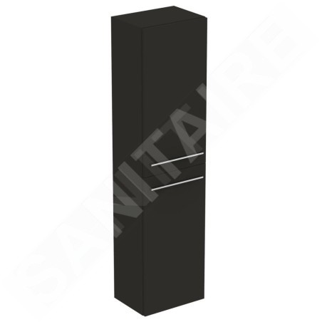 Ideal Standard i.Life A - Armoire haute 400x300x1600 mm, 2 portes G / D, gris mat carbon T5260NV