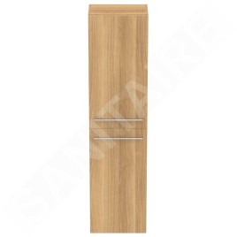 Ideal Standard i.Life A - Armoire haute 400x300x1600 mm, 2 portes G / D, chêne T5260NX