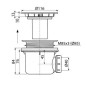 Alcadrain Siphons - Trap trap, diamètre 90 mm, blanc A49B Alcadrain Siphons - Trap trap, diamètre 90 mm, blanc A49B