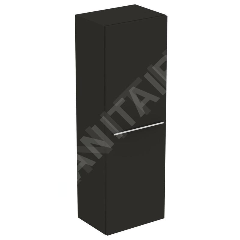 Ideal Standard i.Life A - Armoire haute 400x300x1200 mm, 1 porte G / D, gris mat carbon T5261NV