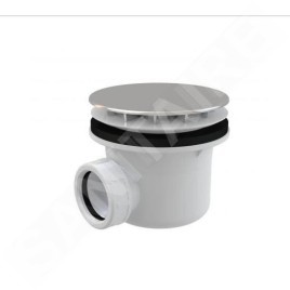 Alcadrain Siphons - Siphon, diamètre 90 mm, chromé A49CR