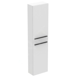 Ideal Standard i.Life S - Armoire haute 400x210x1600 mm, 2 portes G / D, blanc mat T5288DU