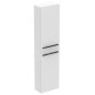 Ideal Standard i.Life S - Armoire haute 400x210x1600 mm, 2 portes G / D, blanc mat T5288DU