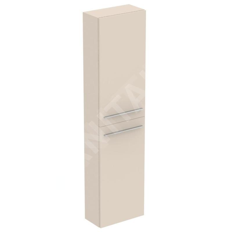 Ideal Standard i.Life S - Armoire haute 400x210x1600 mm, 2 portes G / D, sable mat T5288NF