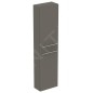 Ideal Standard i.Life S - Armoire haute 400x210x1600 mm, 2 portes G / D, quartz gris mat T5288NG